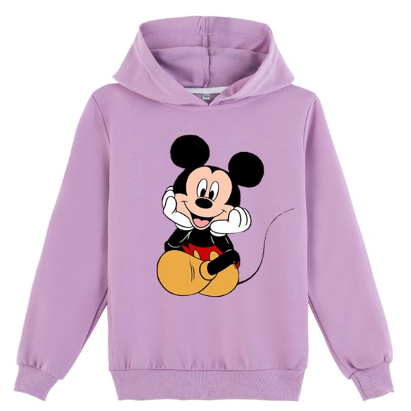 Kids Mickey Cosplay Hoodie Jacka Kostymer Halloween purple 150cm