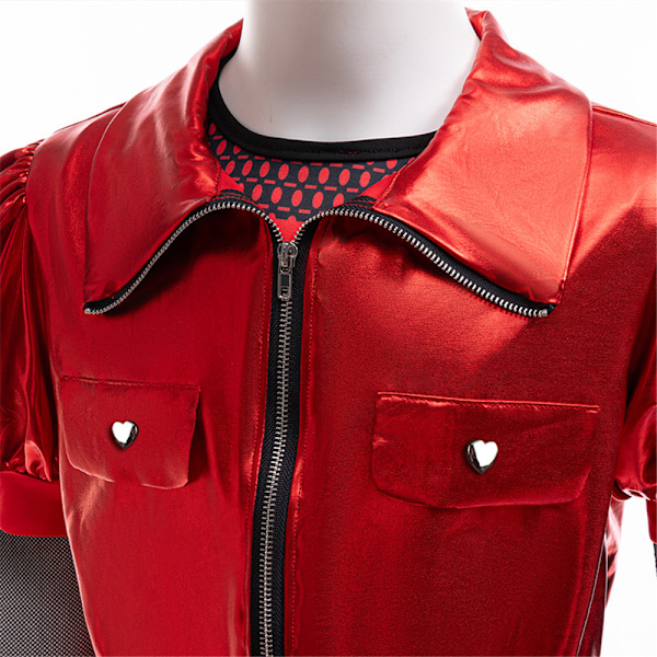 Lasten Descendants The Rise of Red Cosplay -asu Halloween-takki, topit ja housut 140cm