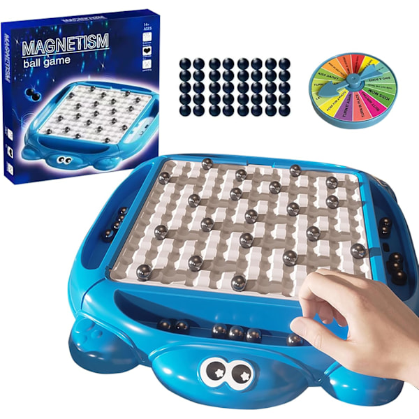 Uppgraderad Magnetisk Schackspelset, med Magnetiskt Brädspelet med 40 Magneter, Strategispel, Familjespel 40PCS