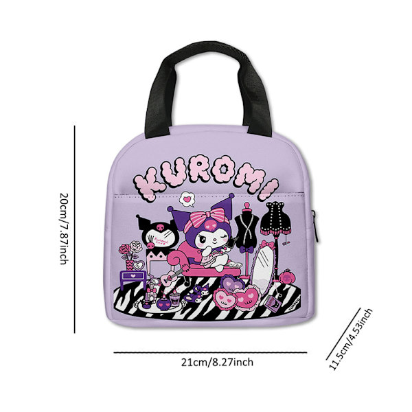Kuromi Monitoiminen Lounasrasia Lounaskassi, Kannettava Uudelleenkäytettävä Lounaskassi Terminen Retkeily Matkasäiliö Työhön, Toimistoon, Kouluun #2