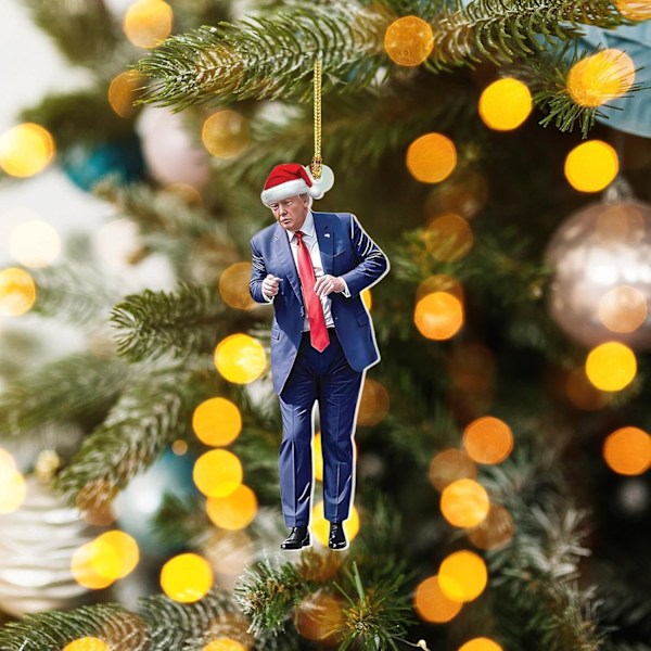 Julgranspynt 2024 Set med 3 Pynt för Julgran, Dansande Pynt, Julgåvor Hängande Juldekorationer 3PCS