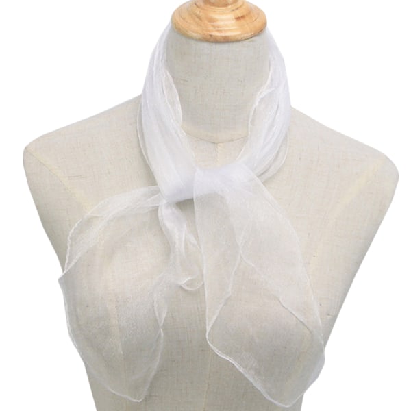 Damhalsduk i siden, transparent, elegant, godis, ljus, presenter White 60*60CM