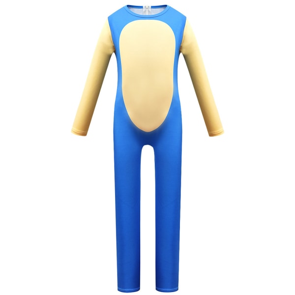 Sonic The Hedgehog Cosplay Kostymkläder för barn Pojkar Flickor Sonic Jumpsuit + Mask + Handskar 4-5 år = EU 98-110