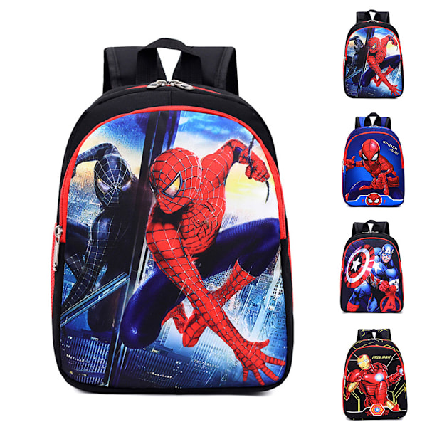 Anime Marvel Ryggsäck Studenter Skolväska Resa Laptop Förvaringsväskor Bokväskor För Barn Pojkar Flickor C