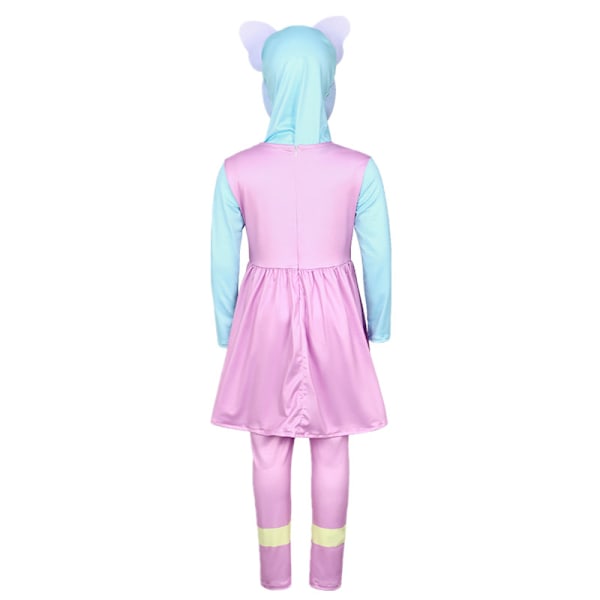 Halloween Dandy's World Cosplay Kostym Bodysuit Festdräkt Barn Jumpsuit Outfit A 160cm