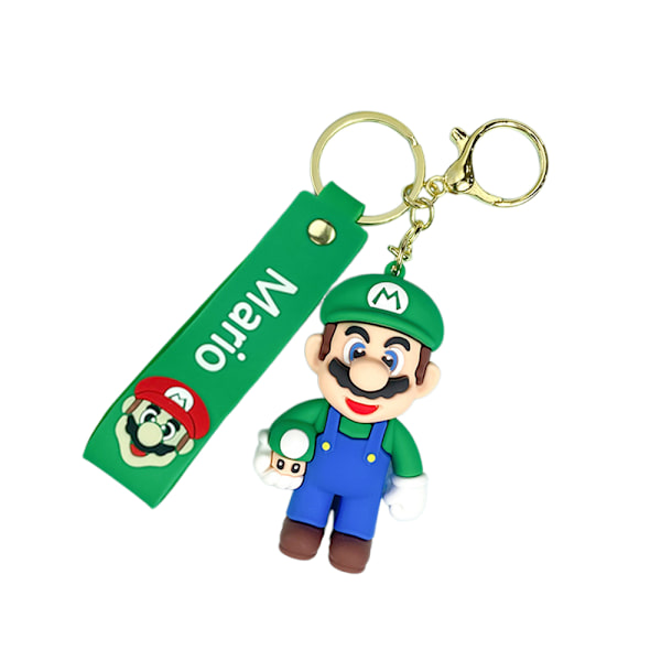 Super Mario Anime Nyckelringar, Ryggsäckstillbehör, Handväskor Pojk- och Flickväskor Berlocker E
