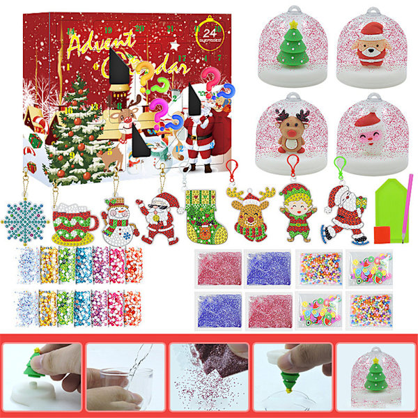 Jul Point Drill Leksaksset Adventskalender 2023 Nedräkning