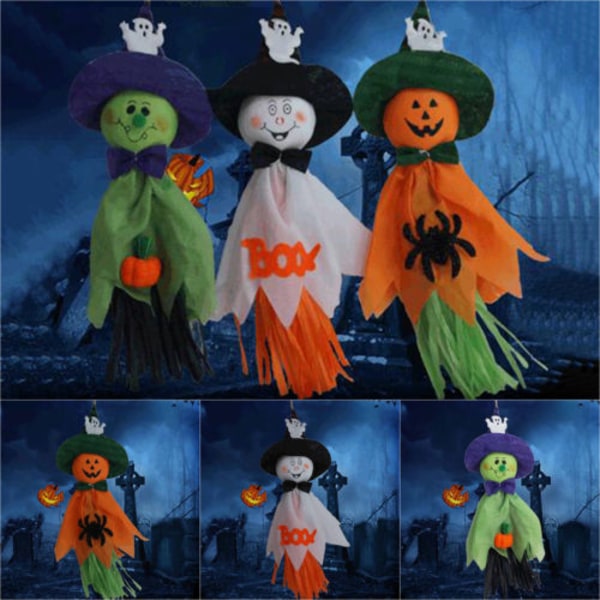 Halloween LED-pumpa glödande lyktor utomhusfest dekor rekvisita Orange