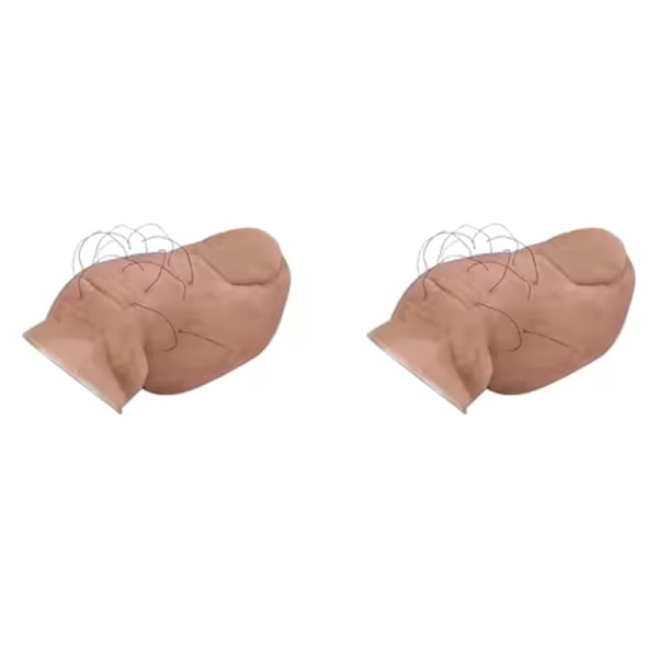 Rolig Stor Tå Skohänge med Pälsklädda Crocs Söta Roliga Realistiska Tåtillbehör 3D Tredimensionella Tåkrokodiltillbehör 2PCS