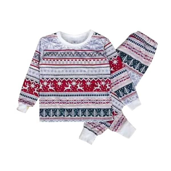 Familjematchande Julpyjamas Set - Festlig Sömnkläder - Julpyjamas Set för Par och Barn - Julpyjamas - Sömnkläder Kids 5-6Years