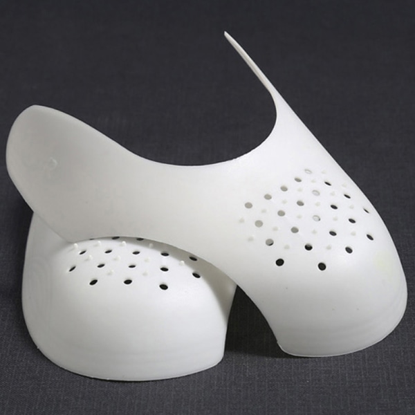 2 st Skrynkligt Skyddsskostöd Shoe Stretcher Shield white s（35-39）