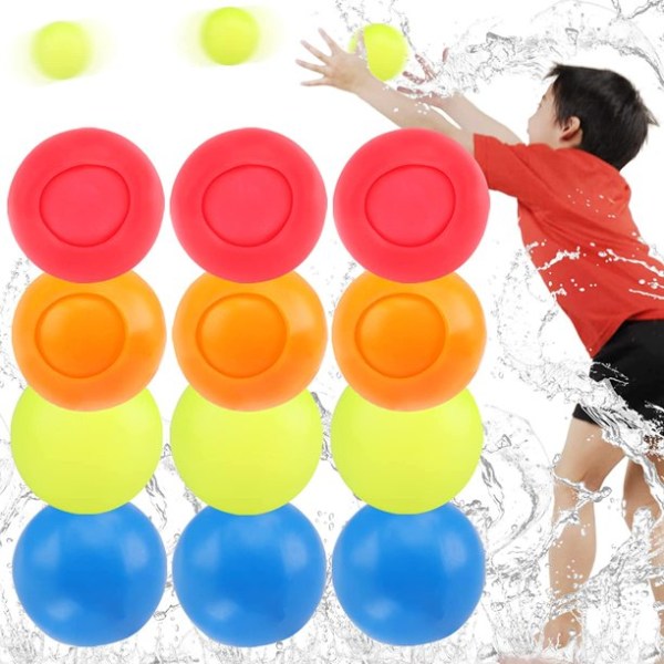 12ST Vattenbollar Interaktiva leksaker för vuxna för barn utomhus 1e71 |  Fyndiq