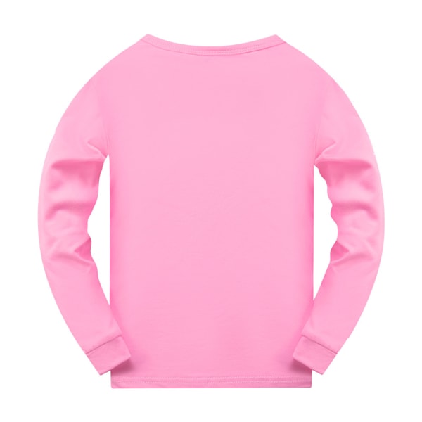 Stitch Kostym Barn Pyjamas Långärmad Byxor Pyjamas Set pink 160cm