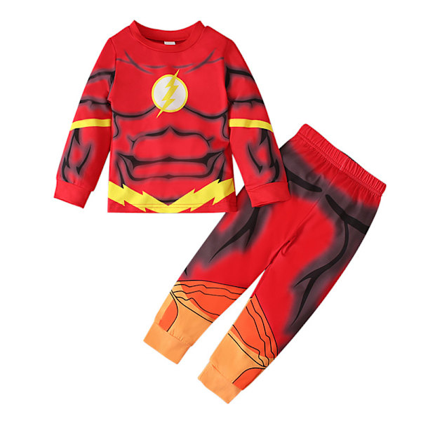 Dressy Daisy Boy The Avengers Pyjamas Halloween Klädsel Kostymer Festliga Party Kostymer The Flash 110cm