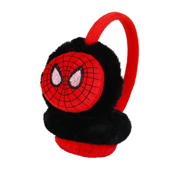 Varmare hörselkåpor för pojkar och flickor Söt förtjockande plyschhörselkåpa Spiderman