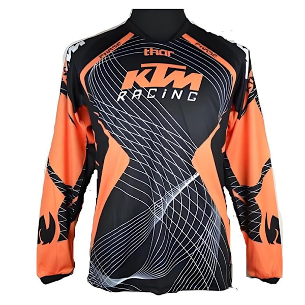2025 KTM Racing Tröja för Herr Långärmad Motocross T-shirt Sportkläder Cykel Motorcykel Bergstoppar #4 S
