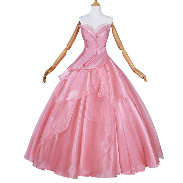 Cosplay Wicked Häxan Elphaba Glinda Klänning Hatt Halloween Karneval Dräkter Klänning Glinda 3XL