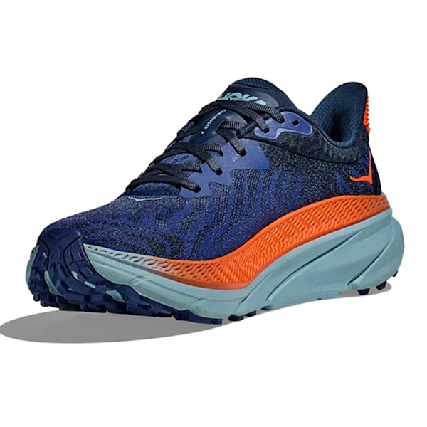 HOKA ONE ONE Challenger ATR 7 Herrskor Lågprofil Löpskor för Asfalt Dark Blue 40.5