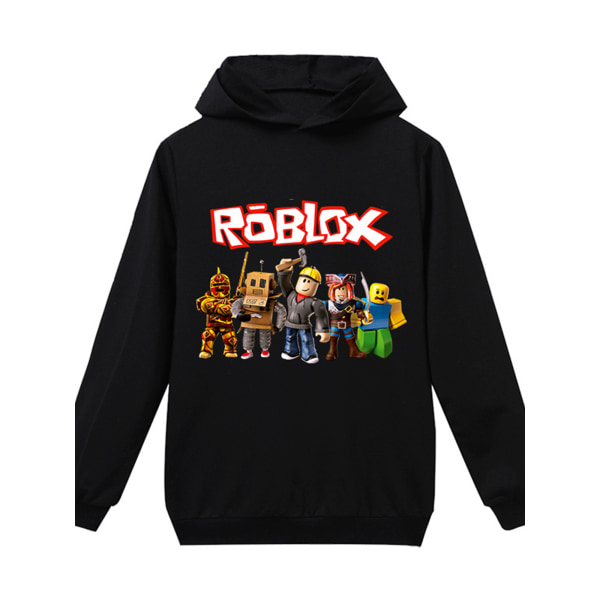Barn Roblox Tryckta Hoodies Huvtröja Pullover Julgåva 140cm