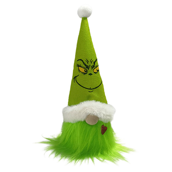 Joulutontut Pehmolelu, käsintehty Joulu-ukko Tonttu Koristeet Grinch-nukke Figuriini Pöytäkoriste Juhlafiguuri Green