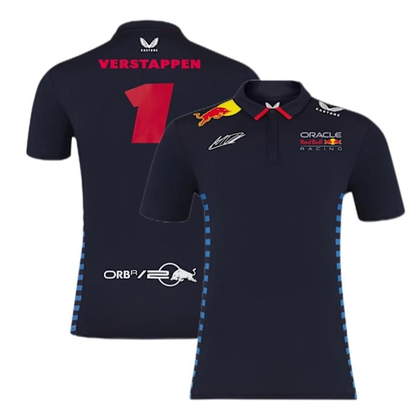 Red Bull Racing lyhythihainen F1 miesten elastaanipoolopaita #5 M