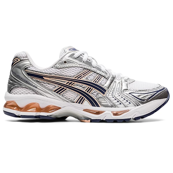 ASICS GEL-Kayano 14 Herrskor Lågprofil Löparskor för Asfalt White Silver Blue 36