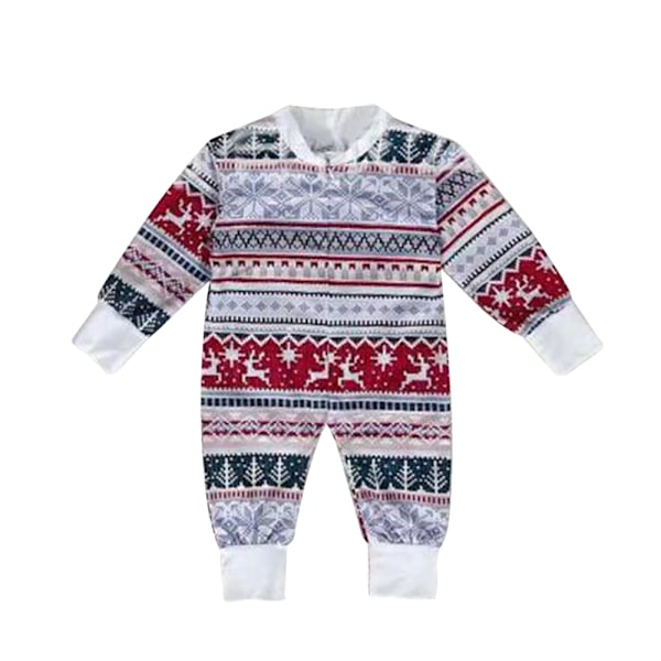 Familjematchande Julpyjamas Set - Festlig Sömnkläder - Julpyjamas Set för Par och Barn - Julpyjamas - Sömnkläder Baby 0-6M