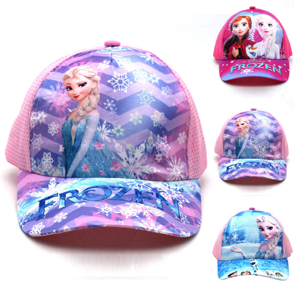Frozen Elsa Kids cap Justerbar Casual Sun Sport Hat B