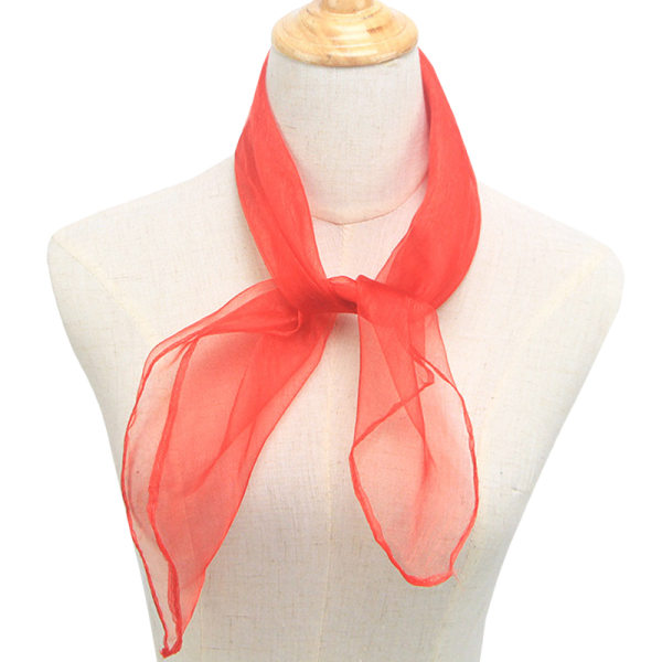 Damhalsduk i siden, transparent, elegant, godis, ljus, presenter Fuchsia 60*60CM