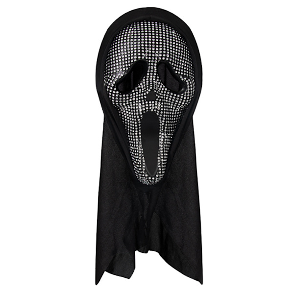 Halloween Fest Skrig Skelet Voksen Maske Ansigtsdækning Spøgelse Udklædning Rekvisitter