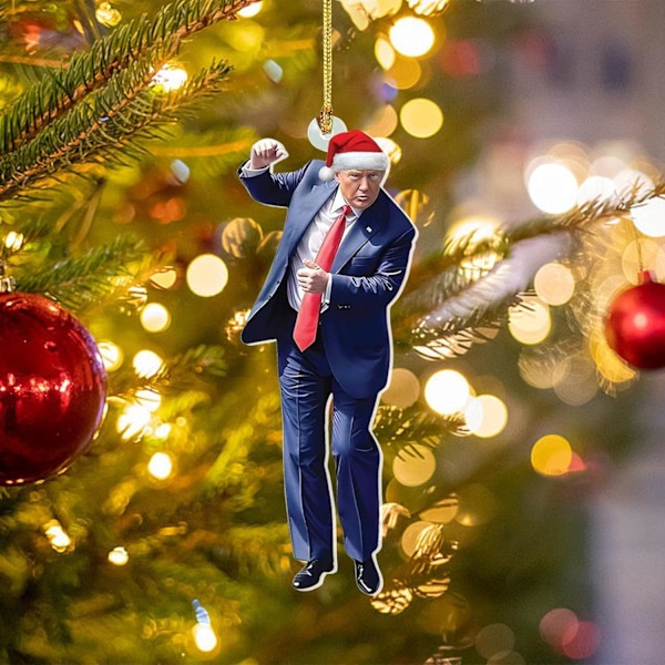 Julgranspynt 2024 Set med 3 Pynt för Julgran, Dansande Pynt, Julgåvor Hängande Juldekorationer 3PCS