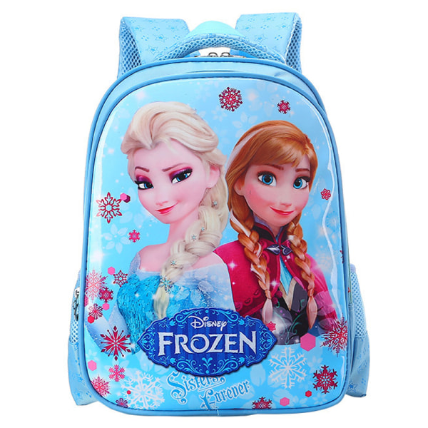 Disney barn skolväska anime sophia Frozen tjej ryggsäck blue