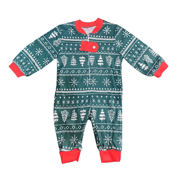 Julpyjamas för Familjen - Matchande Santa-Pyjamas för Kvinnor, Barn, Sömnkläder, Nattkläder, PJS Baby 6-9M