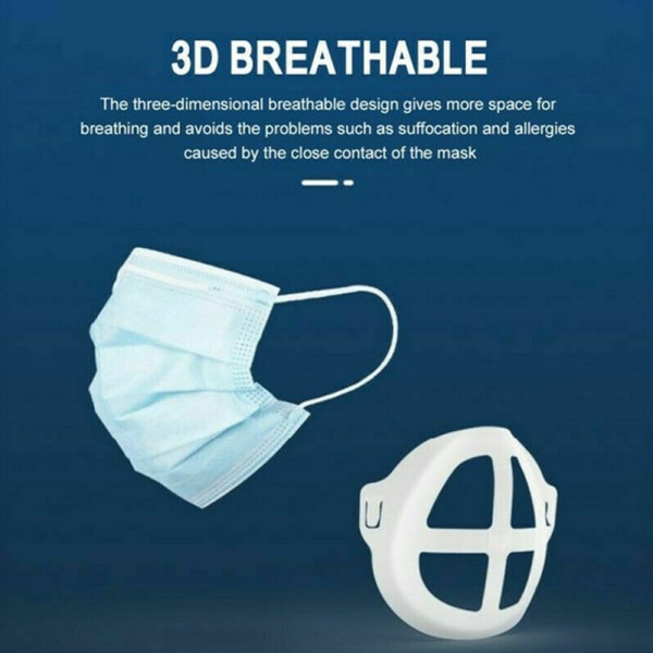 10st 3D-skyddsvisirhållare för andningshjälp 10pcs