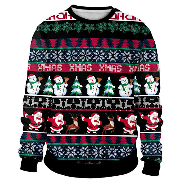 Jultröja Pojke Flickor Par Hooded Tröja Present E XL