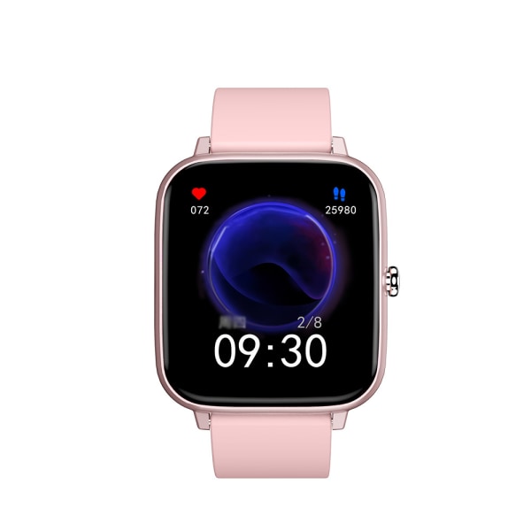 Smart Watch Herr Dam Tracker Klockor Vattentät Armband pink