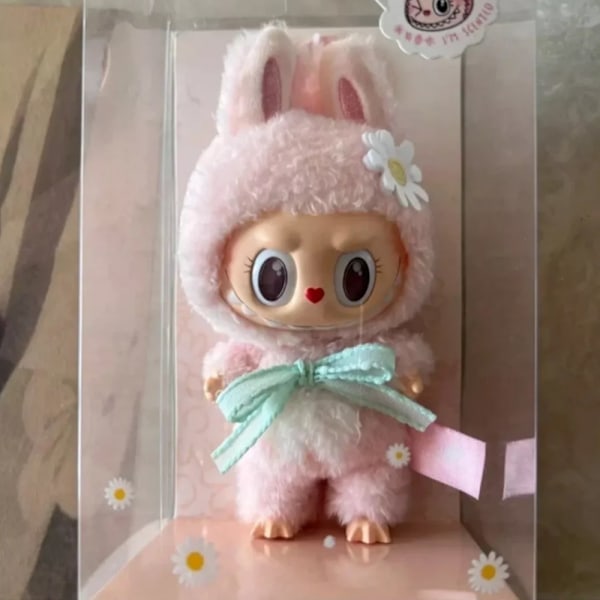 Pop Mart Labubu The Monsters Labubu Blind Box Samlefigur Tilfeldig Samleobjekt Kreativ Gave (1 Blind Box, 9cm)