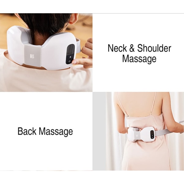 Shiatsu nack-, axel- och nackmassageapparat