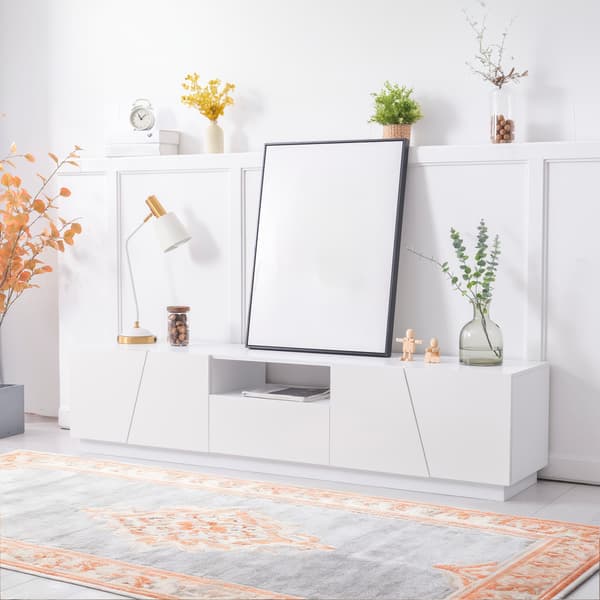 Modern TV-bänk 170 cm, TV-möbel, TV-panel. Diagonal patchwork-stil.