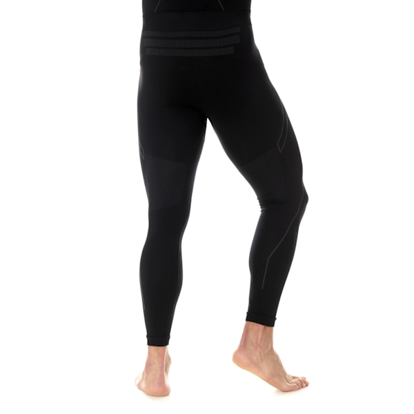 Herrbyxor Brubeck THERMO Lång thermo-aktiva leggings Svart-blå L