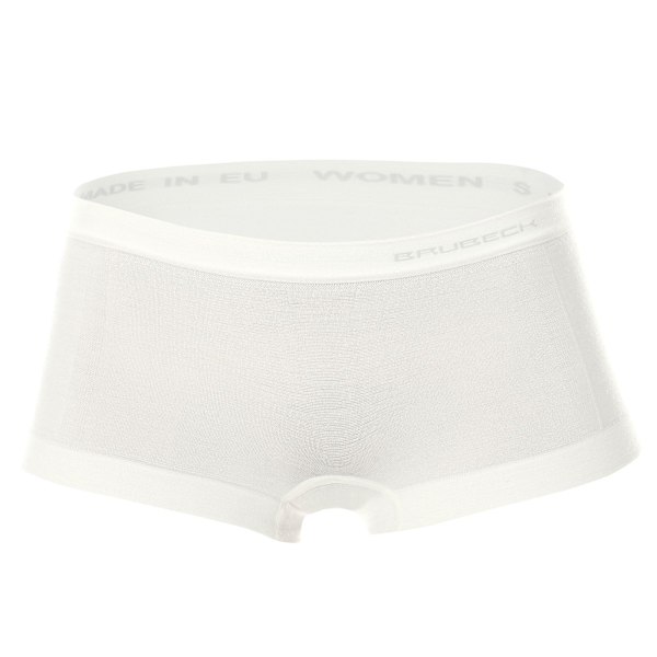 Boxershorts för kvinnor BRUBECK COMFORT WOOL Thermoaktiva trosor MERINOULL ekri M