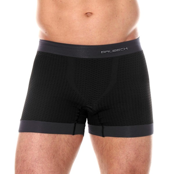 Boxershorts för män Brubeck BASE LAYER Termoaktiva underkläder Grafit L