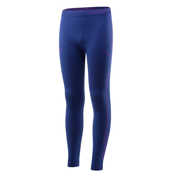 Byxor för barn Brubeck THERMO JUNIOR Långa termoaktiva leggings Denim-lila 128/134