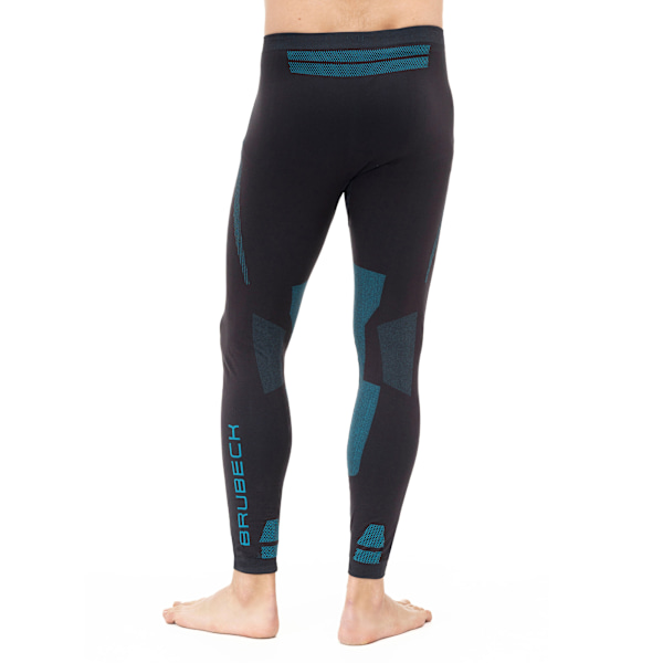 Herrbyxor Brubeck DRY Termoaktiva Leggings Grafit-blå M
