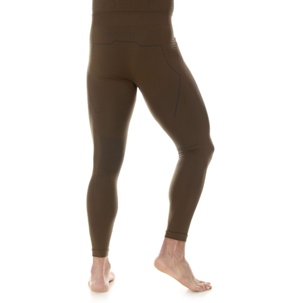 Byxor för herrar Brubeck RANGER THERMO Långa termoaktiva leggings för skogen khaki M