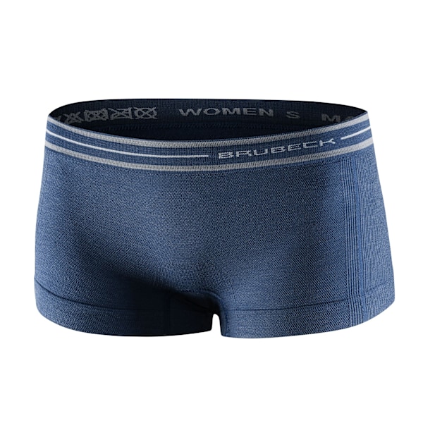 Dam boxershorts Brubeck ACTIVE WOOL Termoaktiva trosor Merinoull Denim XL