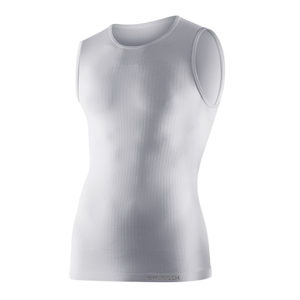 Linnen Brubeck BASE LAYER Termoaktiv Ärmlös T-shirt UNISEX Vit M