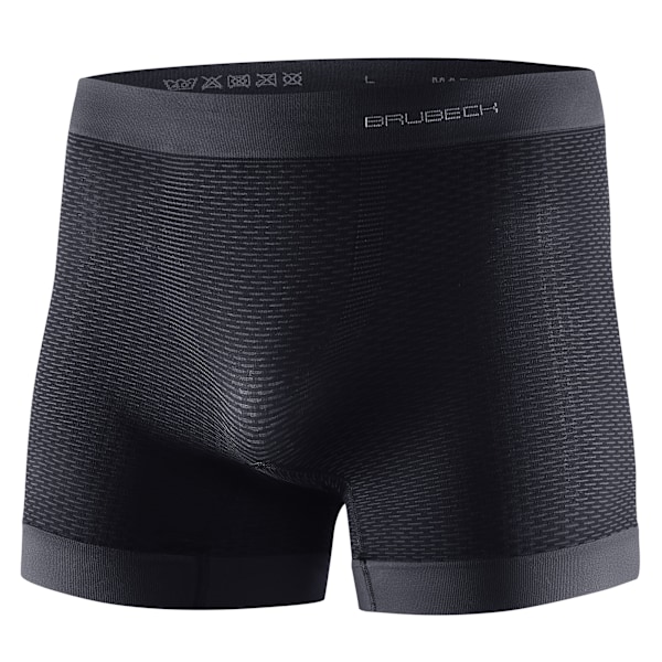 Boxershorts för män Brubeck BASE LAYER Termoaktiva underkläder Grafit XL