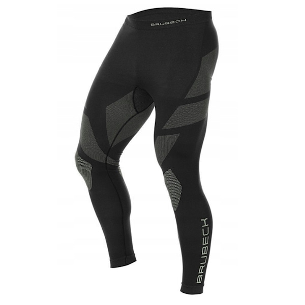 Termoaktiva underkläder för barn BRUBECK DRY Junior Set + Mössa Svart-grafit 152-158