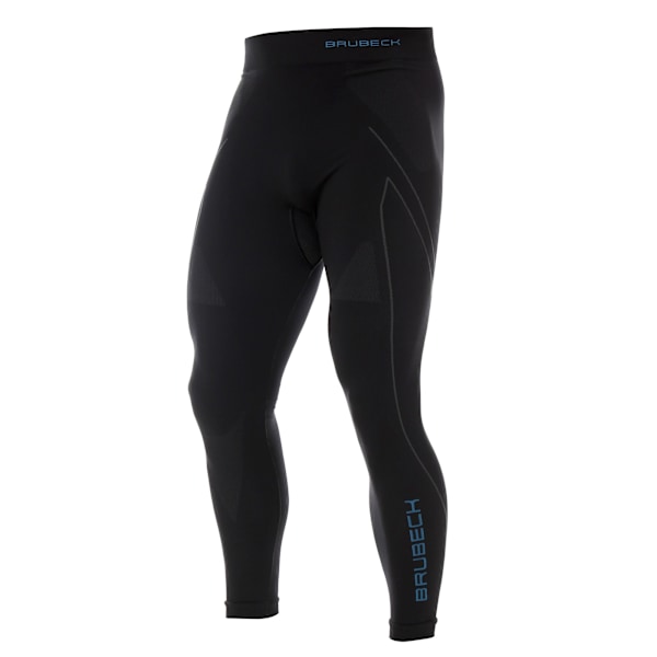Herrbyxor Brubeck THERMO Lång thermo-aktiva leggings Svart-blå M